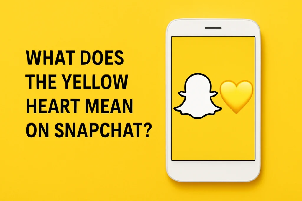What Does the Yellow Heart Mean on Snapchat