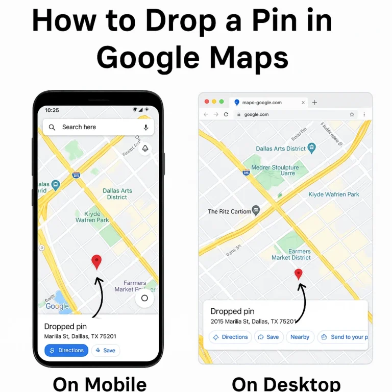 How to Drop a Pin in Google Maps