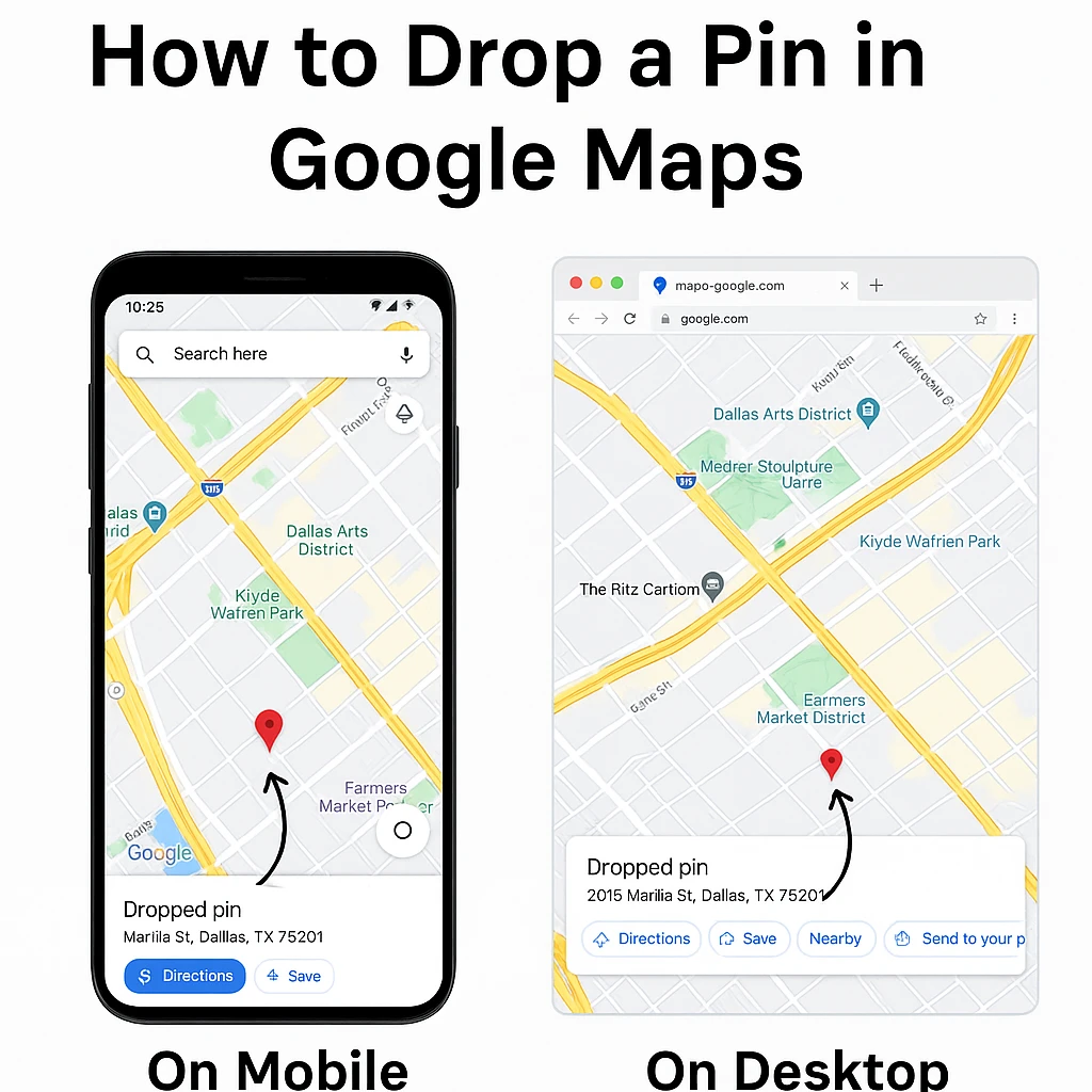How to Drop a Pin in Google Maps